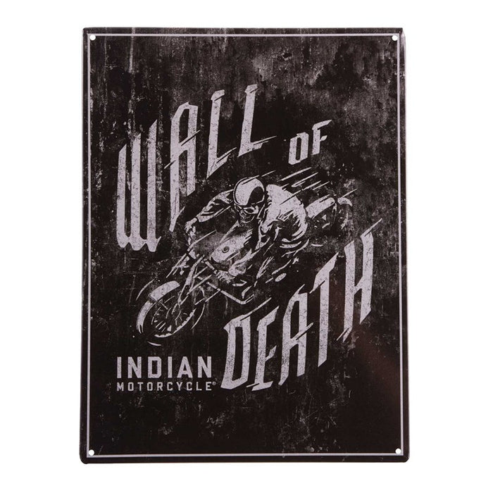 Wall Of Death Metal Sign
