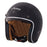 Glossy Black Retro Open Face Helmet