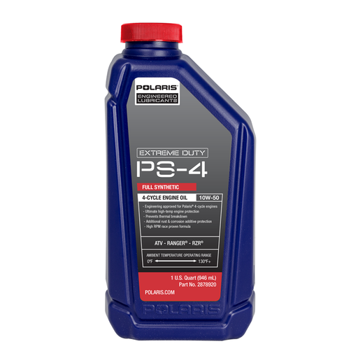 Polaris PS-4 Extreme Duty Full Synthetic 10W-50 4-stroke 1 Quart