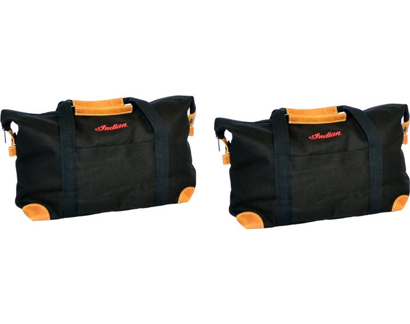 Deluxe Saddlebag Travel Bags in Black