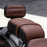 Genuine Leather Passenger Seat with Sissy Bar