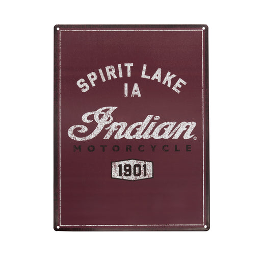 Spirit Lake Metal Sign